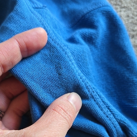 Pilcro Blue Kamrie Popover Top Size Small - Picture 8 of 10